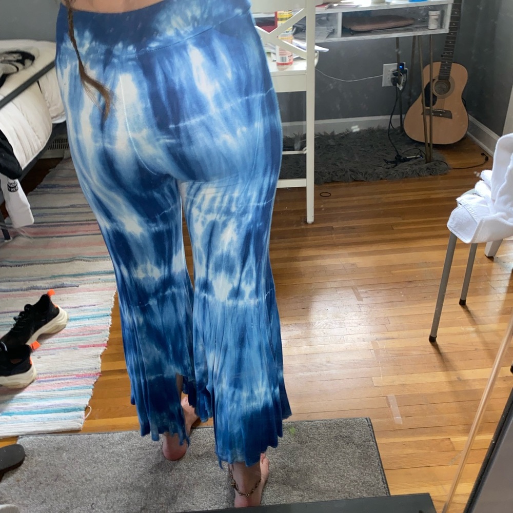 Funky Blue Bell Bottoms